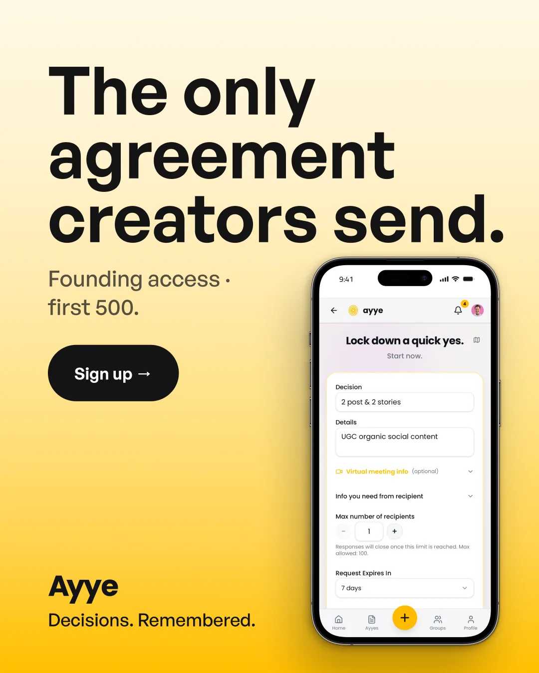 Creators template: the product shot